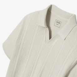 Jules Polo manches courtes col resort à lignes- Polo
