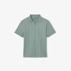 Jules Polo manches courtes col resort à lignes- Polo
