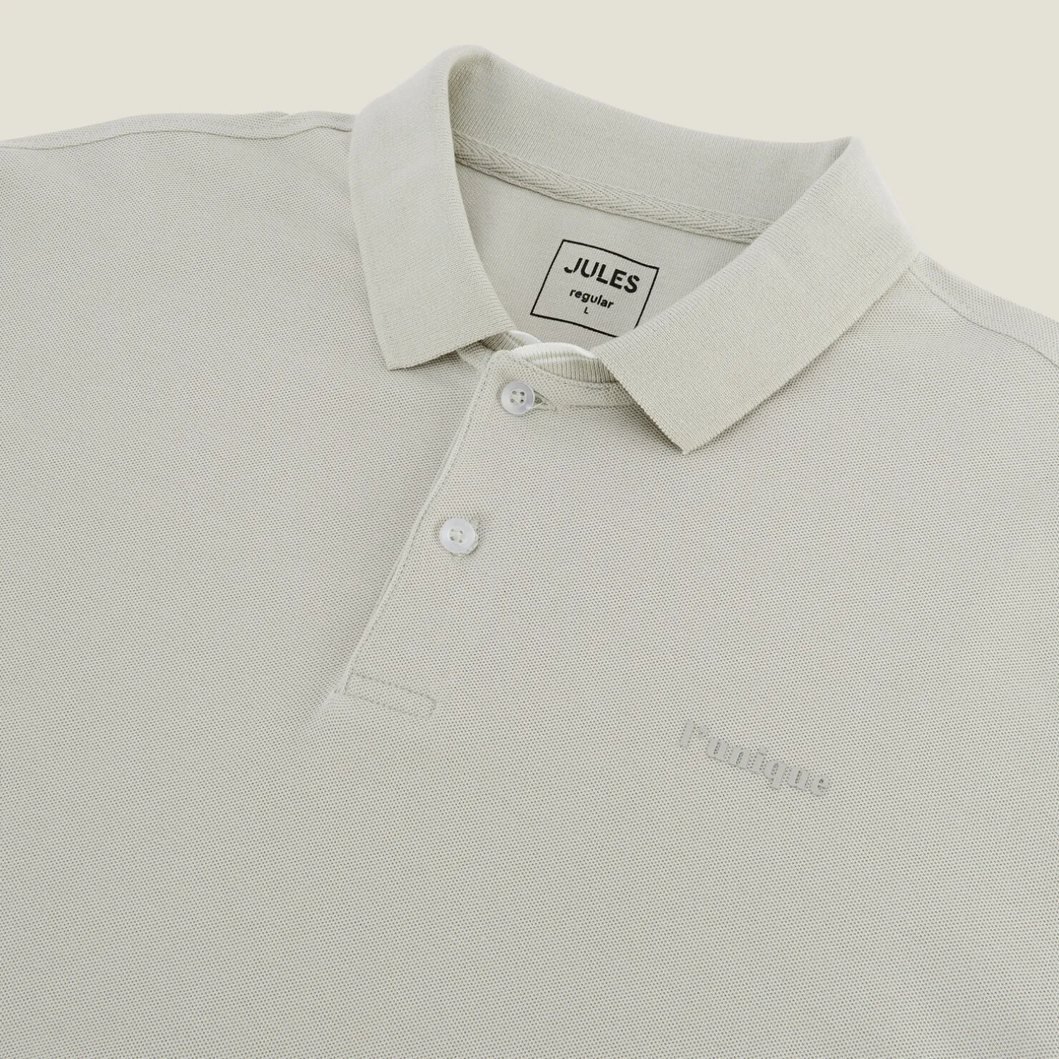 Jules Polo manches courtes fantaisie poitrine double col- Polo