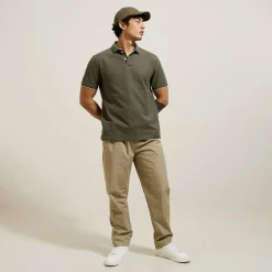 Jules Polo manches courtes fantaisie poitrine double col- Polo