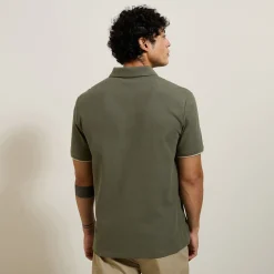 Jules Polo manches courtes fantaisie poitrine double col- Polo