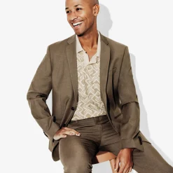 Jules Polo manches courtes imprimé col resort- Polo