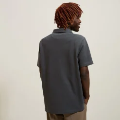 Jules Polo manches courtes relax uni texturé- Smart Casual|Polo