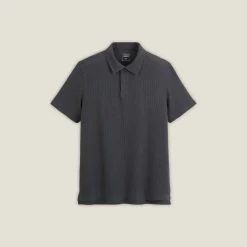 Jules Polo manches courtes relax uni texturé- Smart Casual|Polo