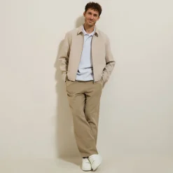 Jules Polo manches courtes relax uni texturé- Smart Casual|Polo