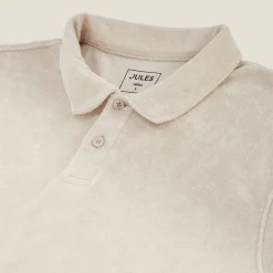 Jules Polo manches courtes relax uni matière éponge- Smart Casual|Polo