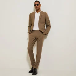 Jules Polo manches courtes slim uni col italien- Smart Casual|Polo