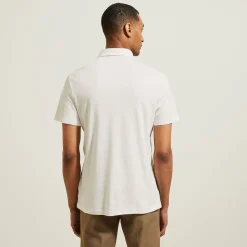 Jules Polo manches courtes slim uni col italien- Smart Casual|Polo