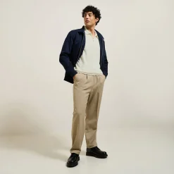 Jules Polo manches courtes texturé col zippé- Smart Casual|Polo