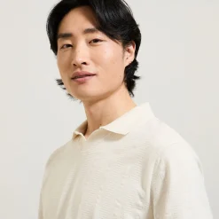 Jules Polo manches courtes texturé col resort- Smart Casual|Polo