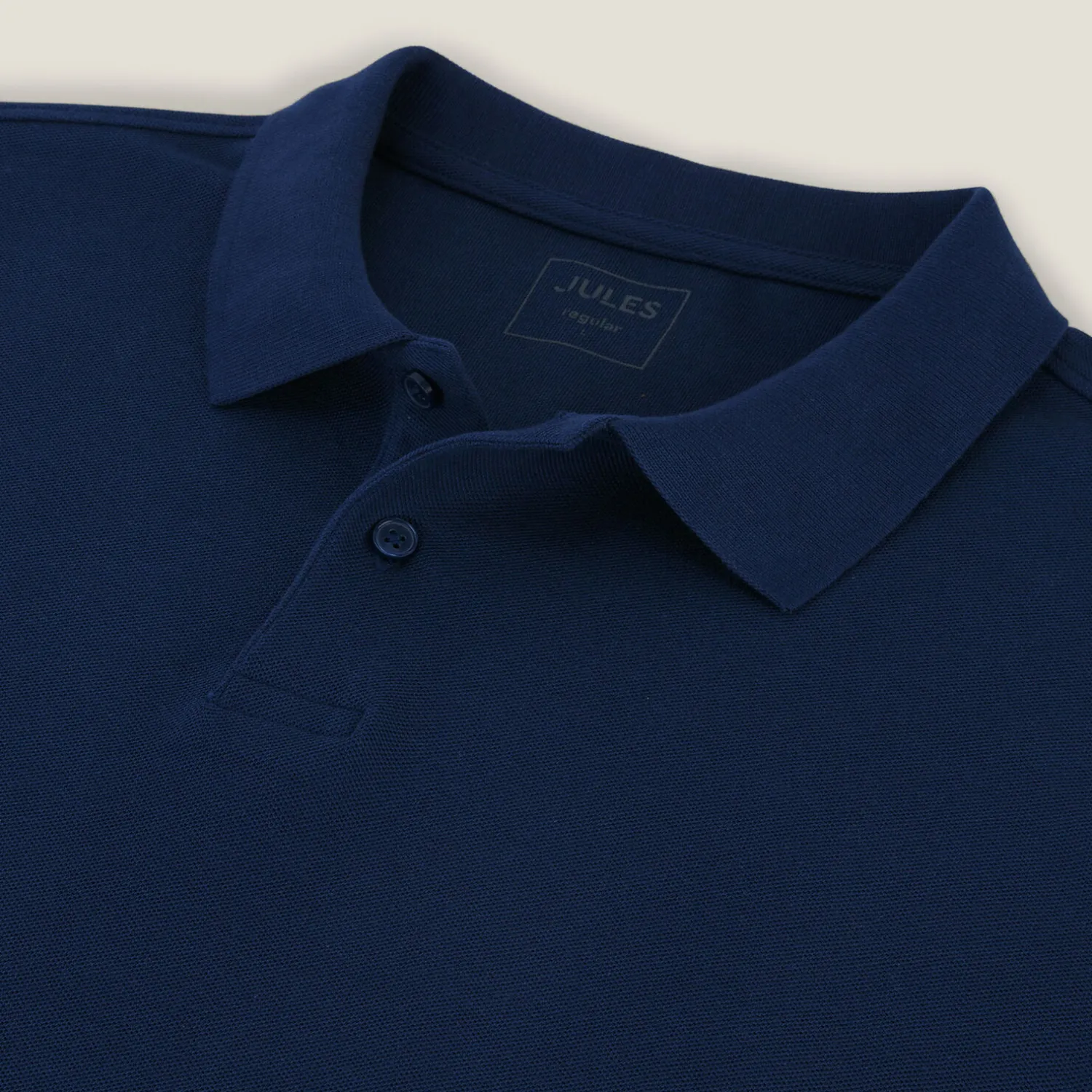 Jules Polo manches courtes uni piqué- Polo