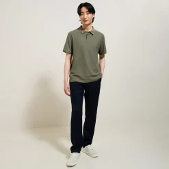 Jules Polo manches courtes uni piqué- Polo