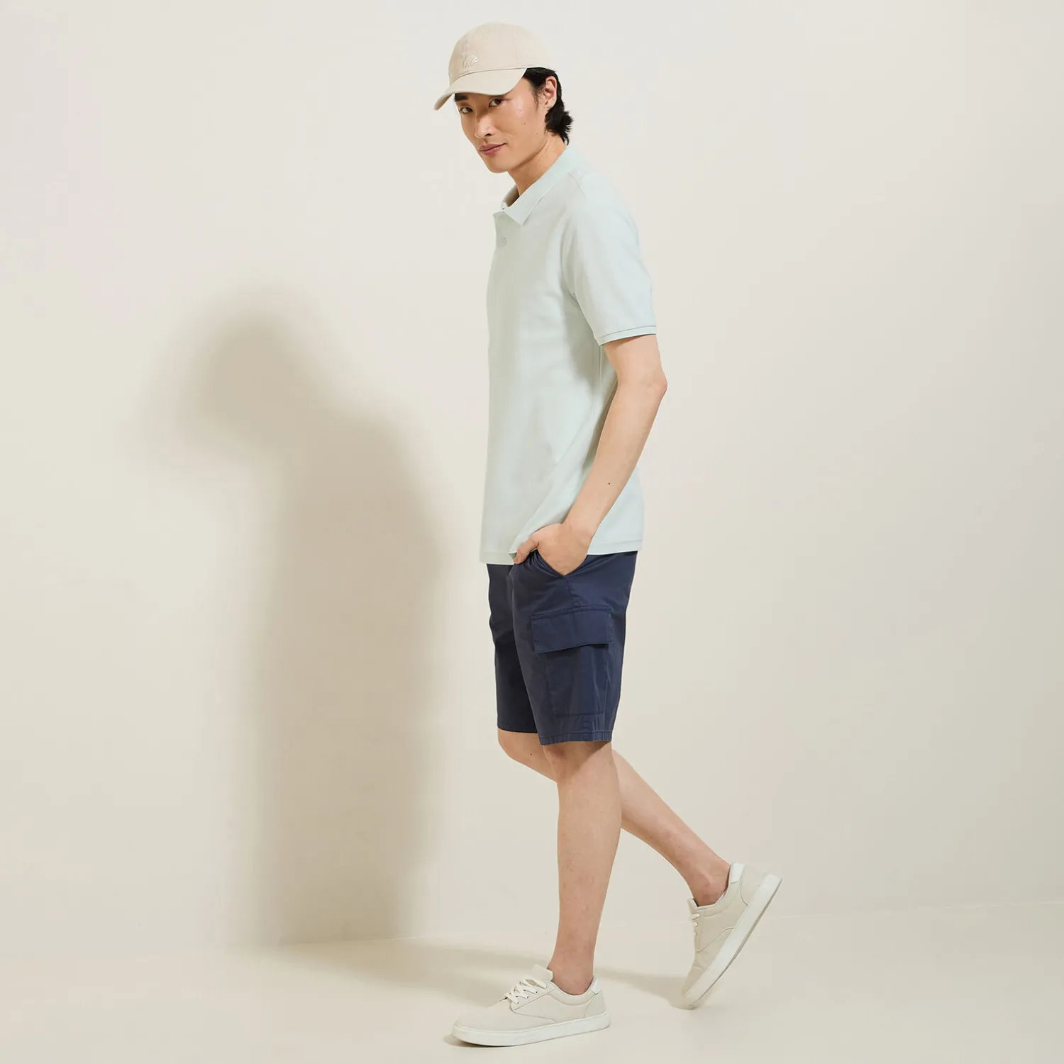 Jules Polo manches courtes uni piqué- Polo