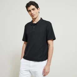 Jules Polo manches courtes uni piqué- Polo
