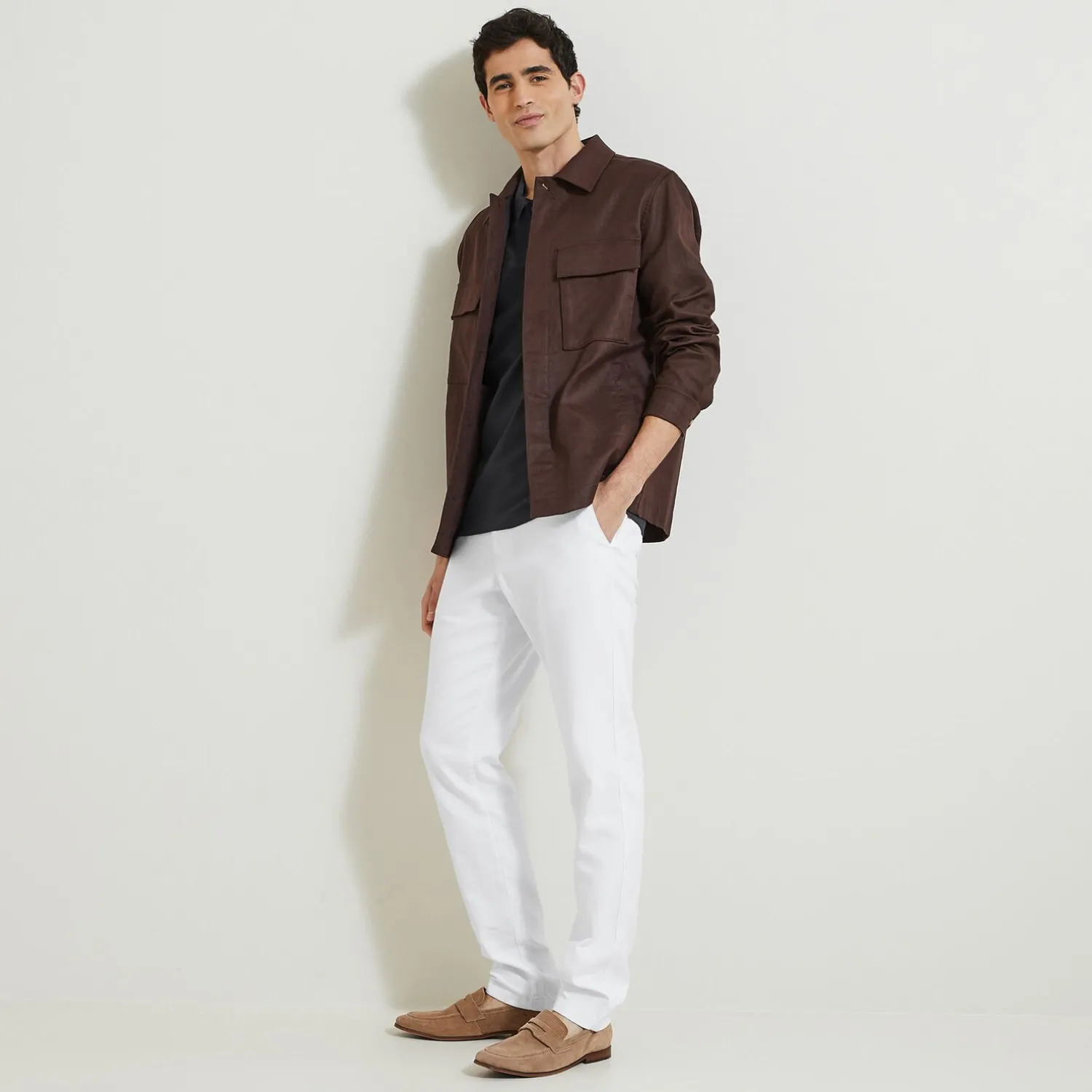 Jules Polo manches courtes uni piqué- Polo