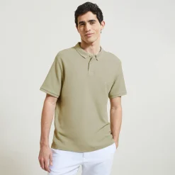 Jules Polo manches courtes uni piqué- Polo