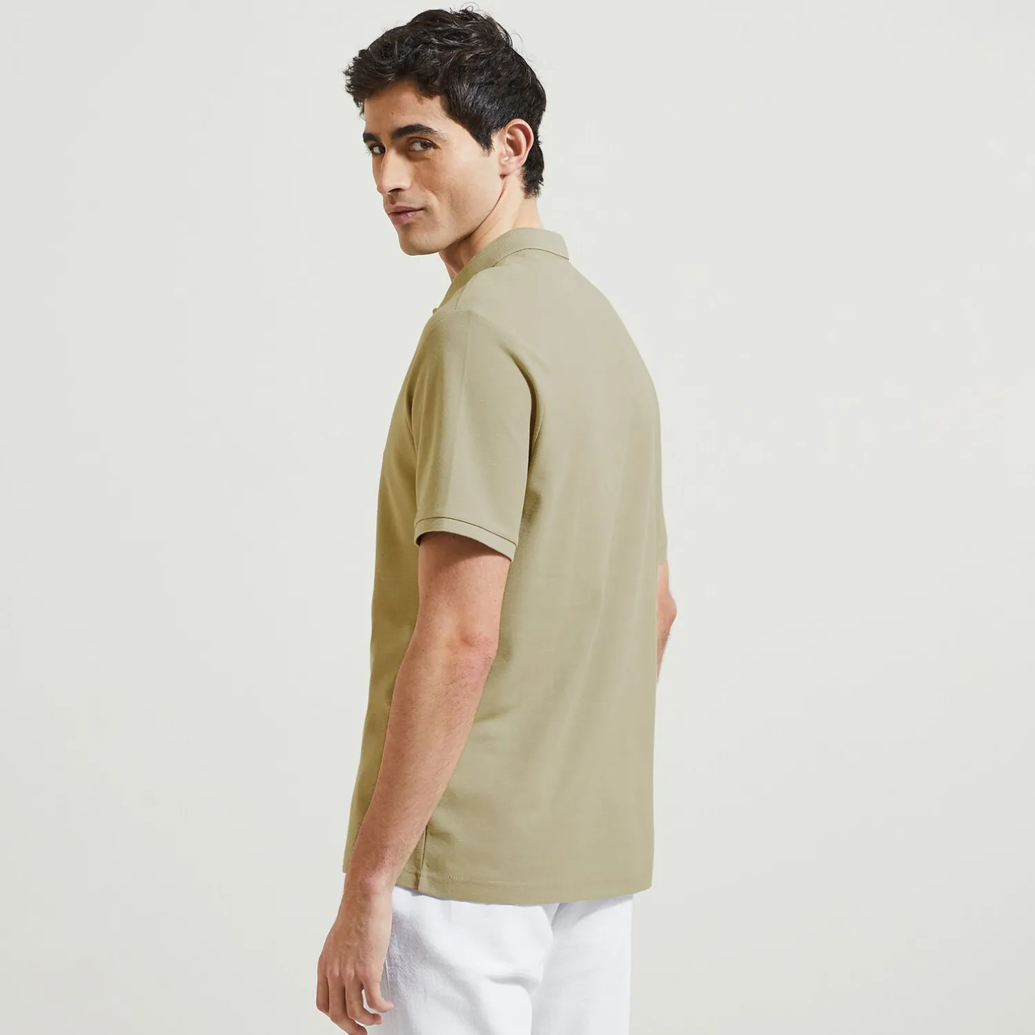 Jules Polo manches courtes uni piqué- Polo