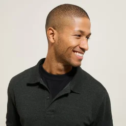 Jules Polo manches longues en piqué coupe relax- Smart Casual|Polo