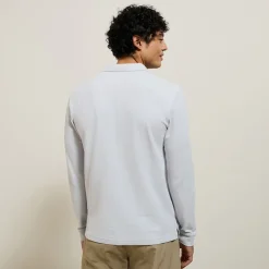 Jules Polo manches longues piqué uni- Smart Casual|Polo