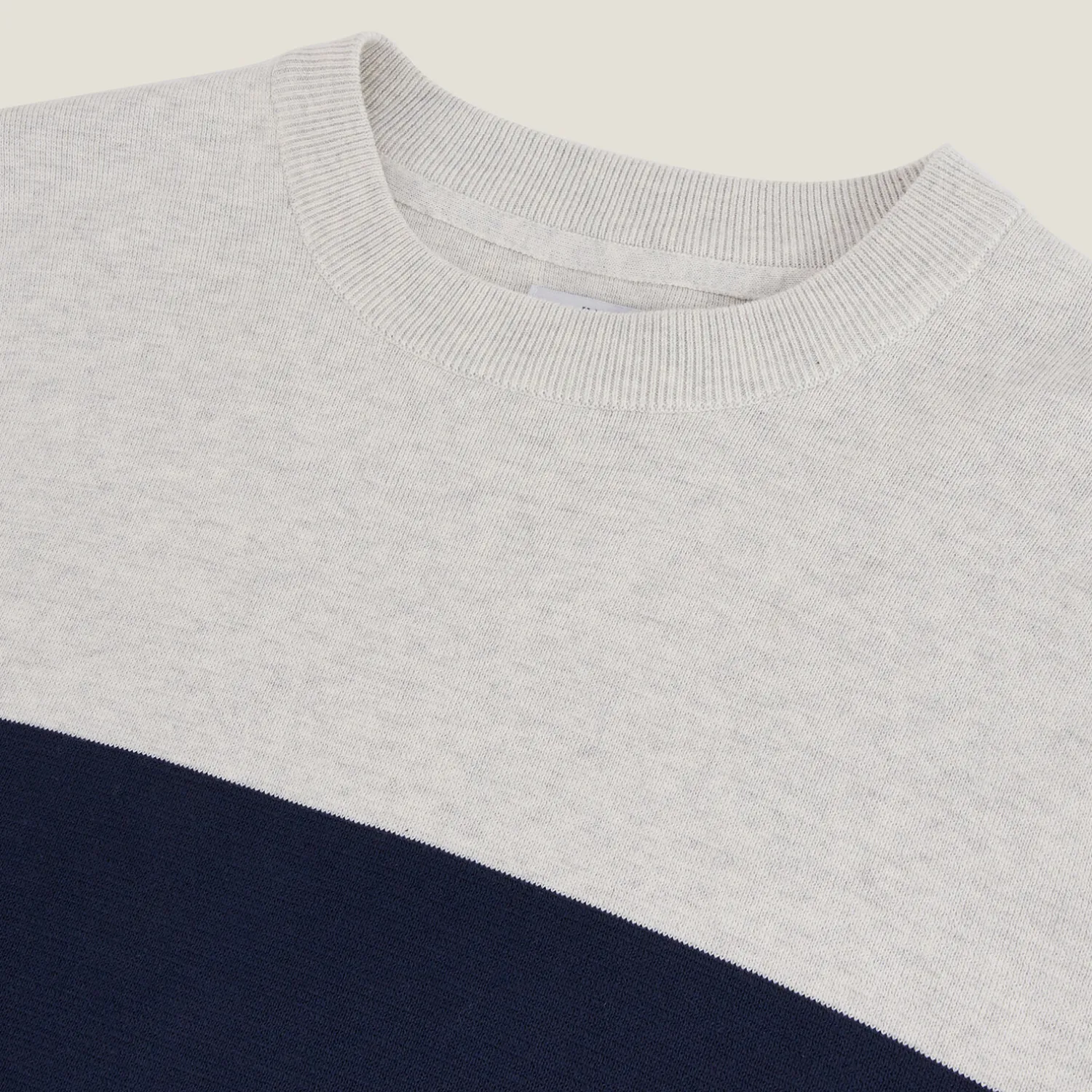 Jules Pull col rond colorblock- Pull