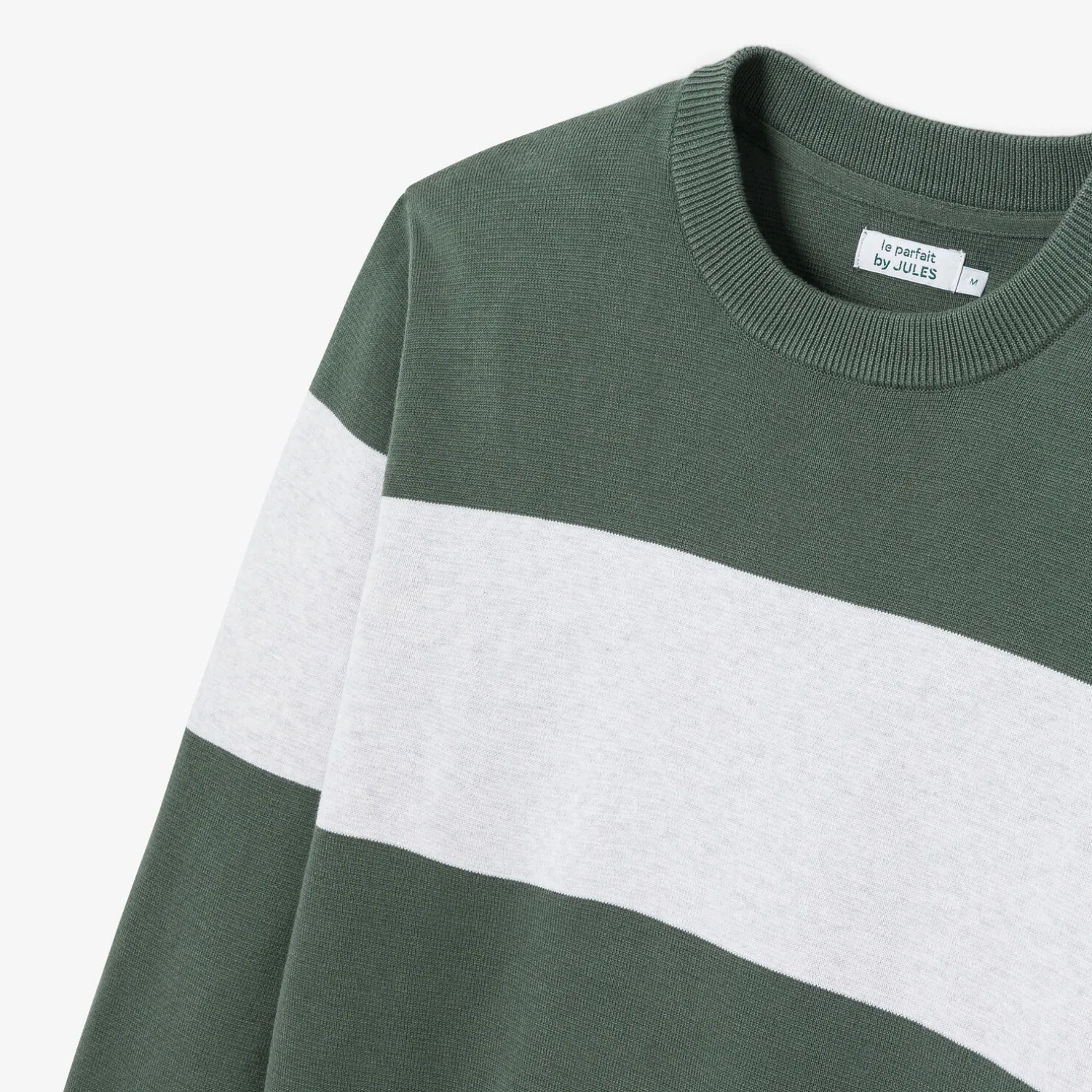 Jules Pull col rond colorblock - Pull