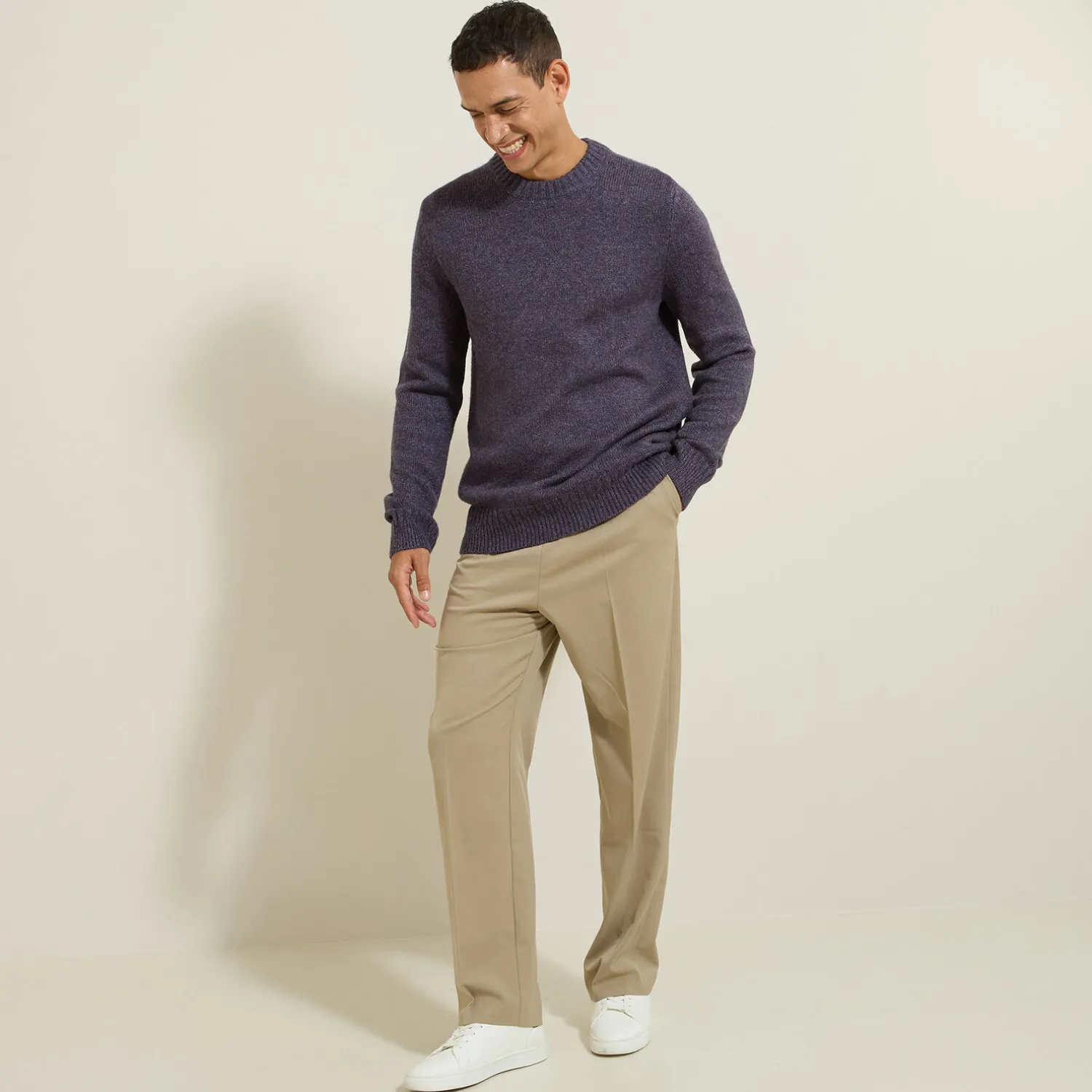 Jules Pull col rond doux- Pull