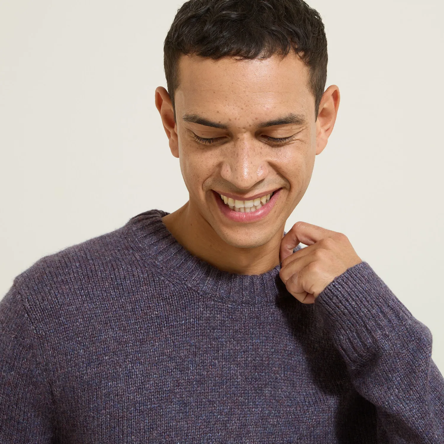 Jules Pull col rond doux- Pull