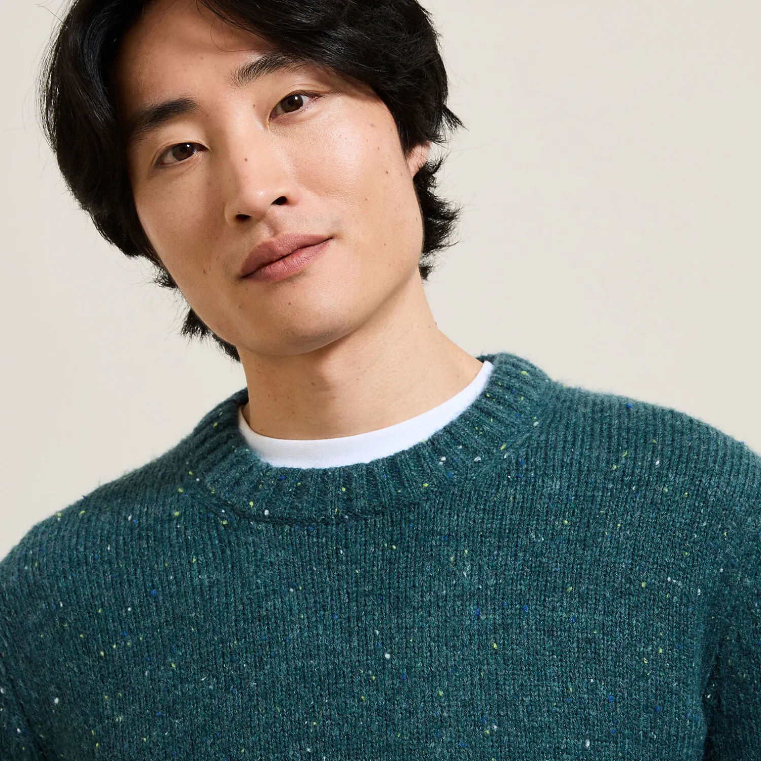 Jules Pull col rond doux- Pull