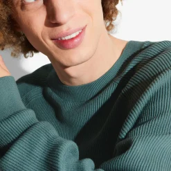 Jules Pull col rond en cote- Pull