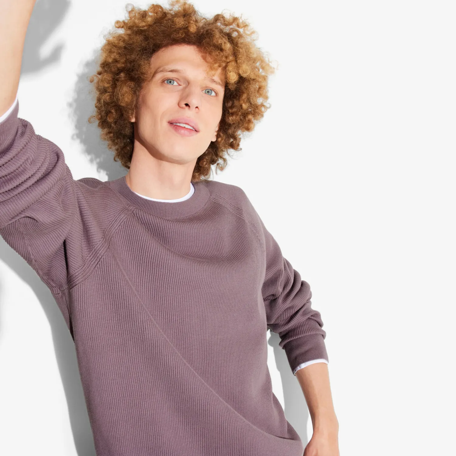 Jules Pull col rond en cote- Pull