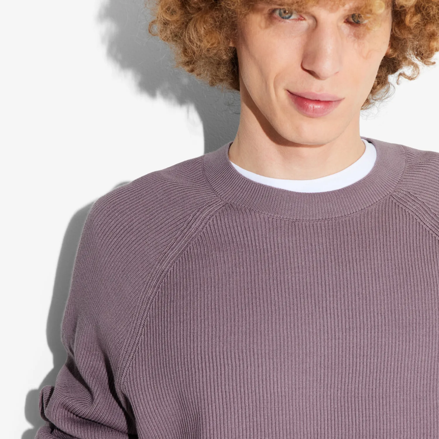 Jules Pull col rond en cote- Pull