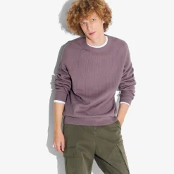 Jules Pull col rond en cote- Pull