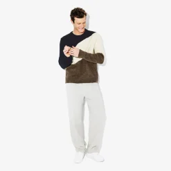 Jules Pull col rond jacquard paysage- Pull