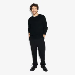 Jules Pull col rond jeux de points reliéfés- Pull