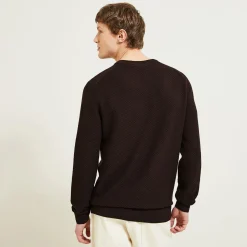 Jules Pull col rond jeux de points fantaisie- Smart Casual|Pull