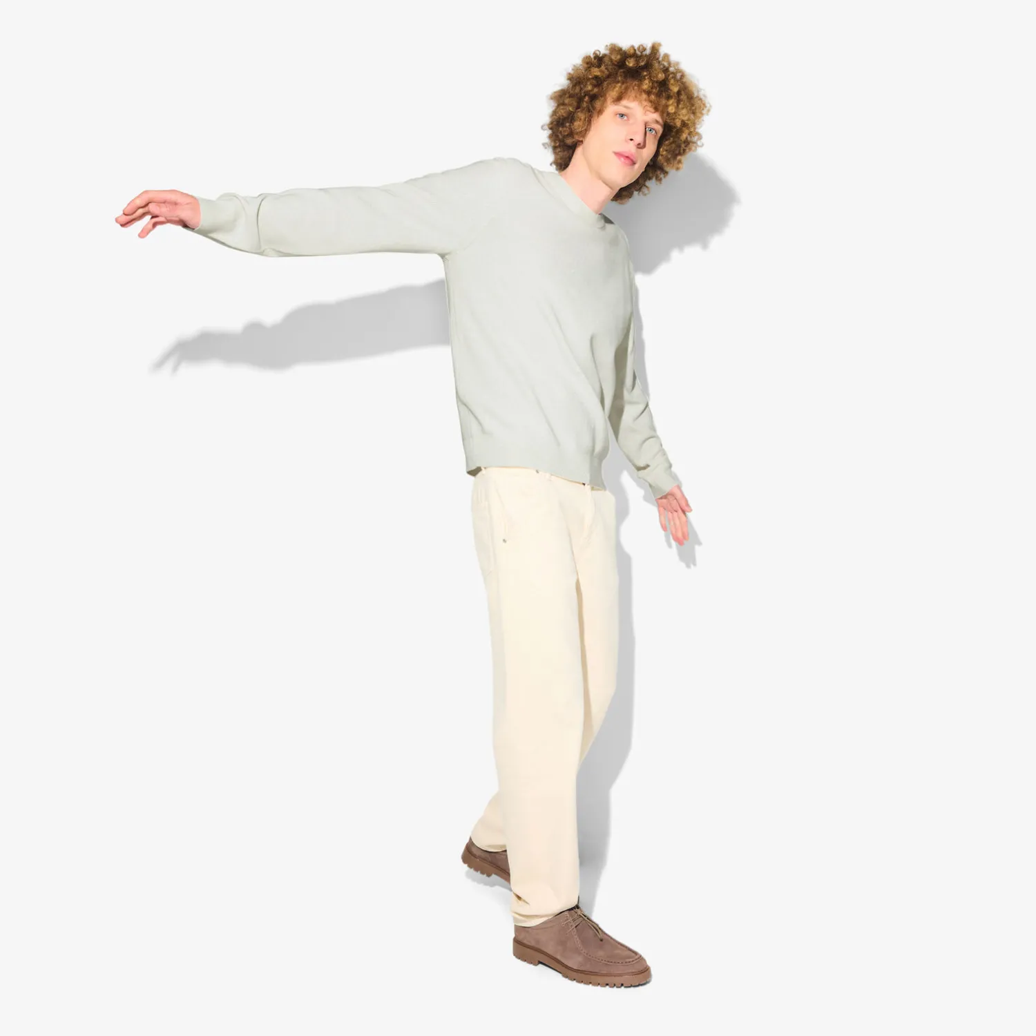 Jules Pull col rond jeux de points- Pull