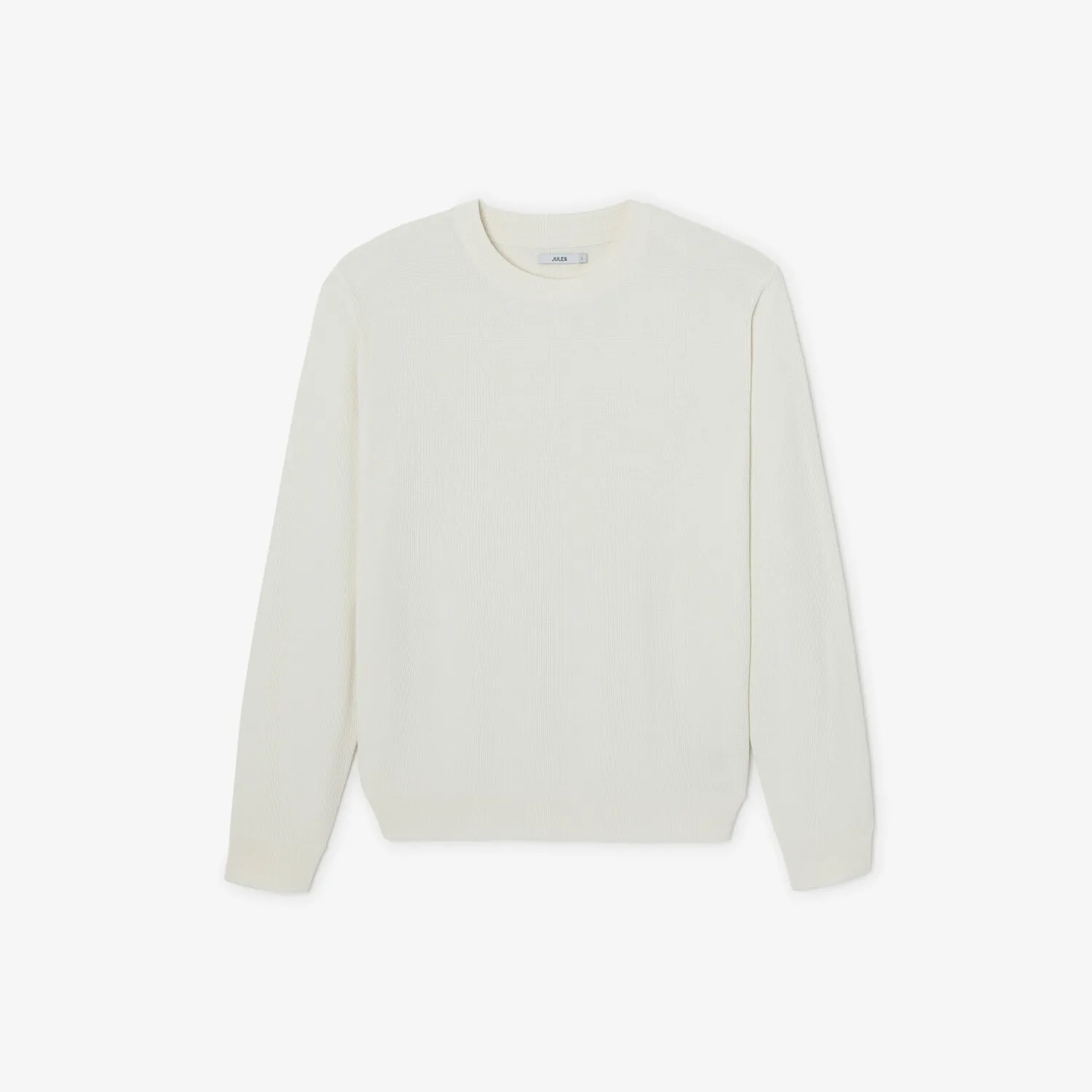 Jules Pull col rond jeux de points- Pull