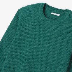 Jules Pull col rond jeux de points reliéfés- Pull