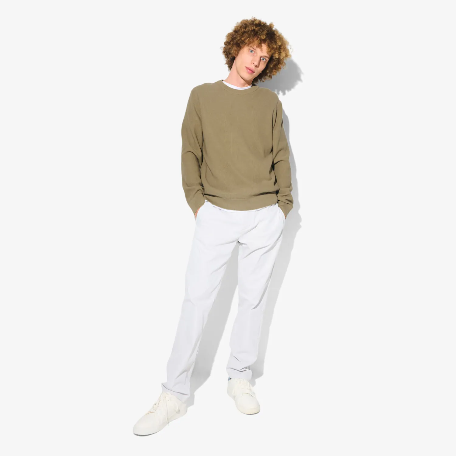 Jules Pull col rond jeux de points- Pull