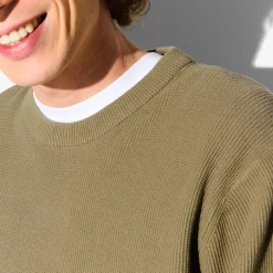 Jules Pull col rond jeux de points- Pull