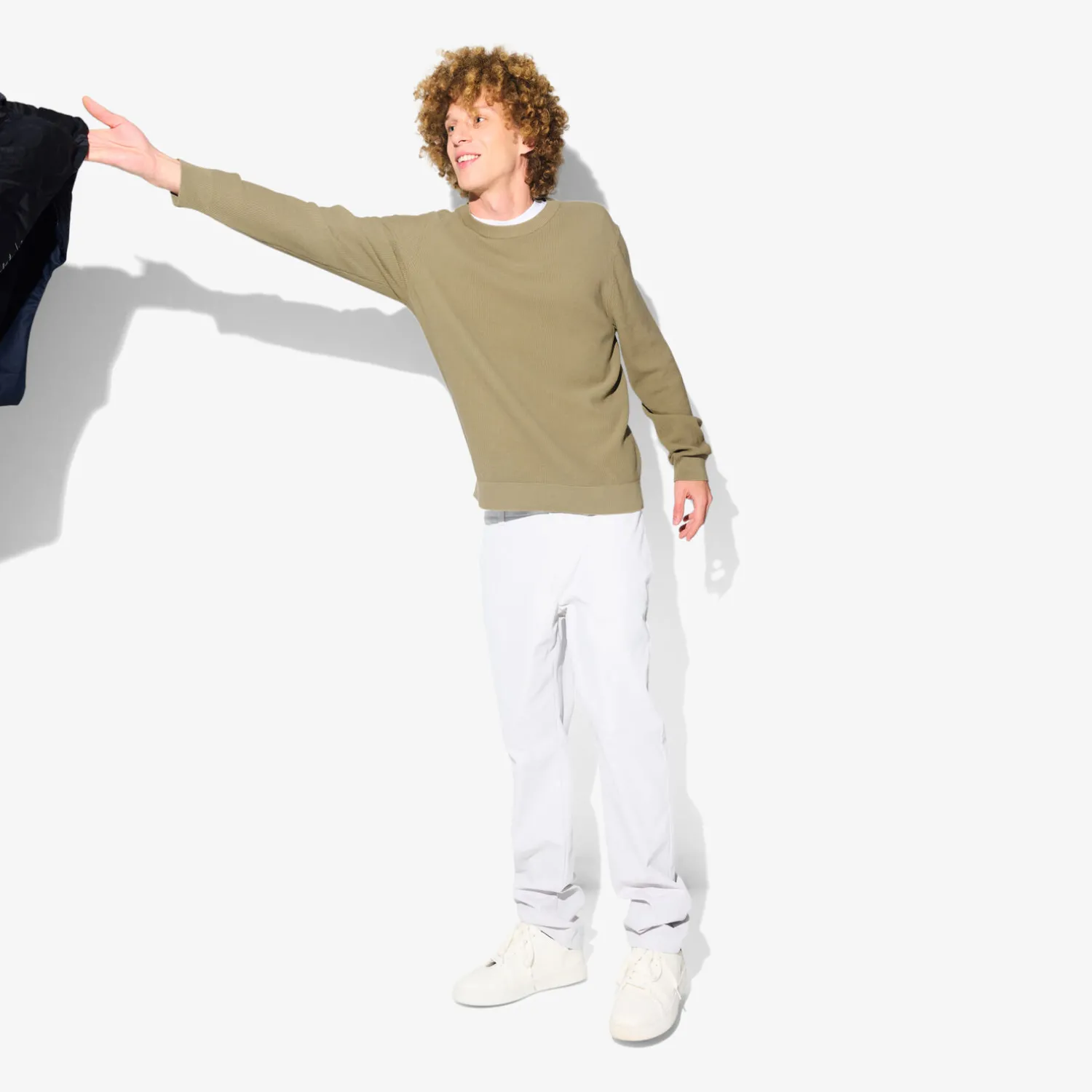 Jules Pull col rond jeux de points- Pull