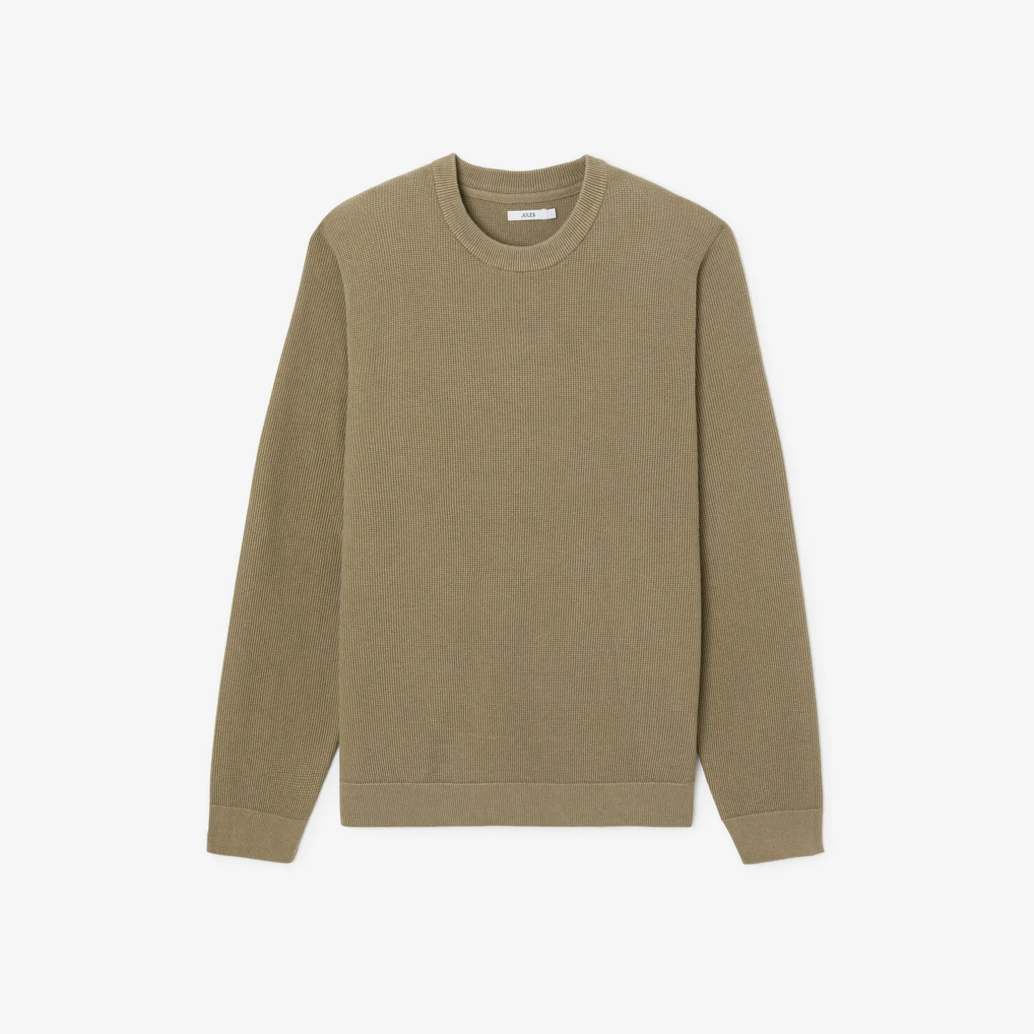 Jules Pull col rond jeux de points- Pull