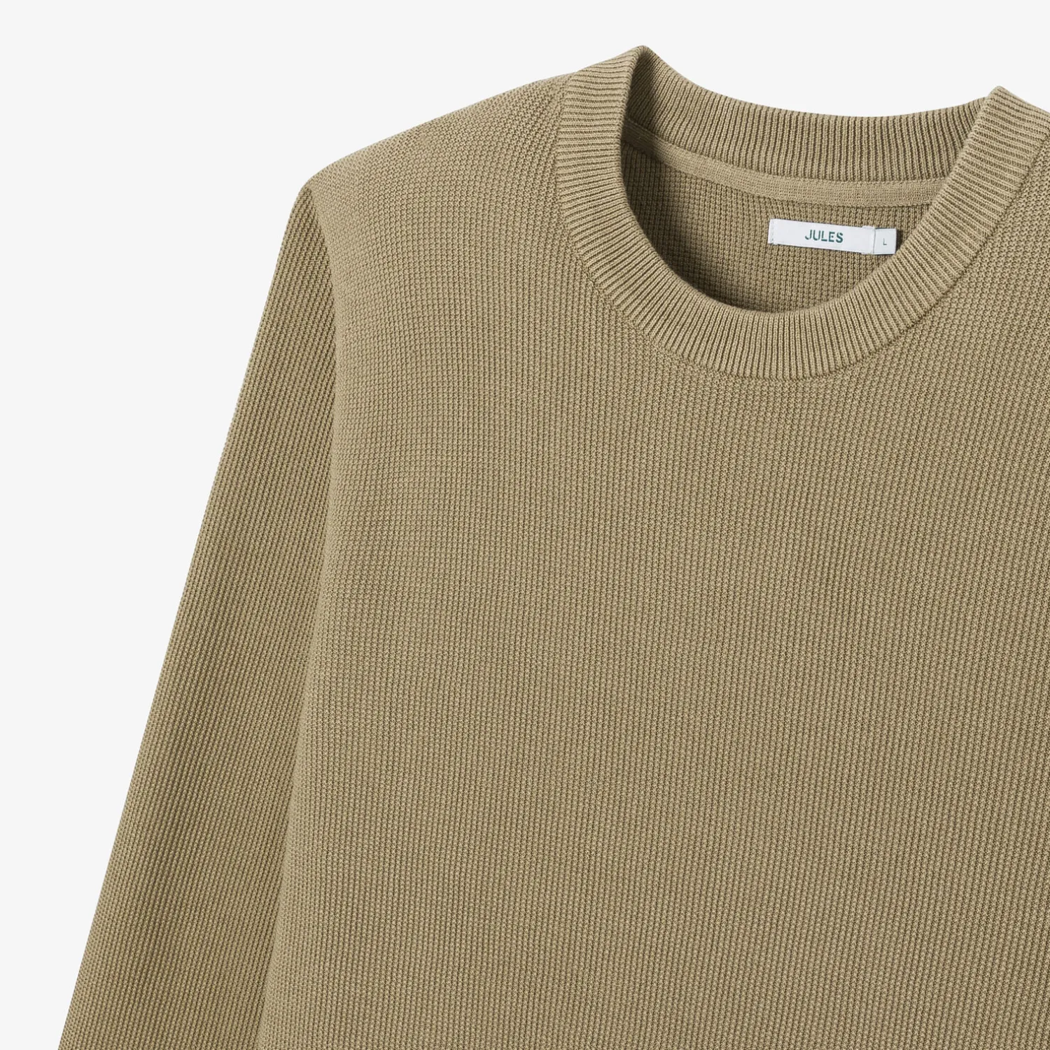 Jules Pull col rond jeux de points- Pull