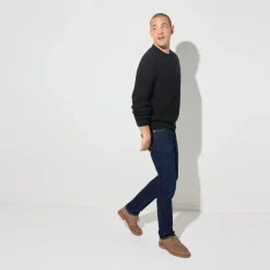 Jules Pull col rond jeux de points fantaisie- Pull