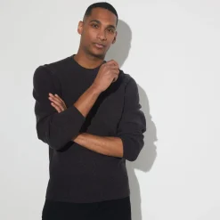 Jules Pull col rond jeux de points- Pull