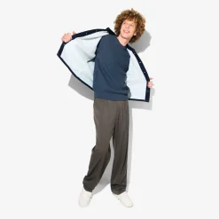 Jules Pull col rond jeux de points reliéfés- Pull