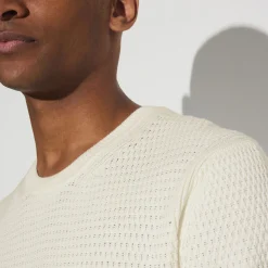 Jules Pull col rond jeux de points reliéfés- Pull