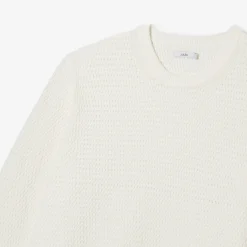 Jules Pull col rond jeux de points reliéfés- Pull