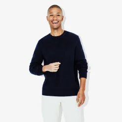 Jules Pull col rond jeux de points reliéfés- Pull