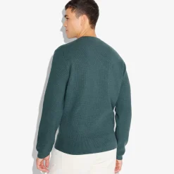 Jules Pull col rond jeux de points- Pull